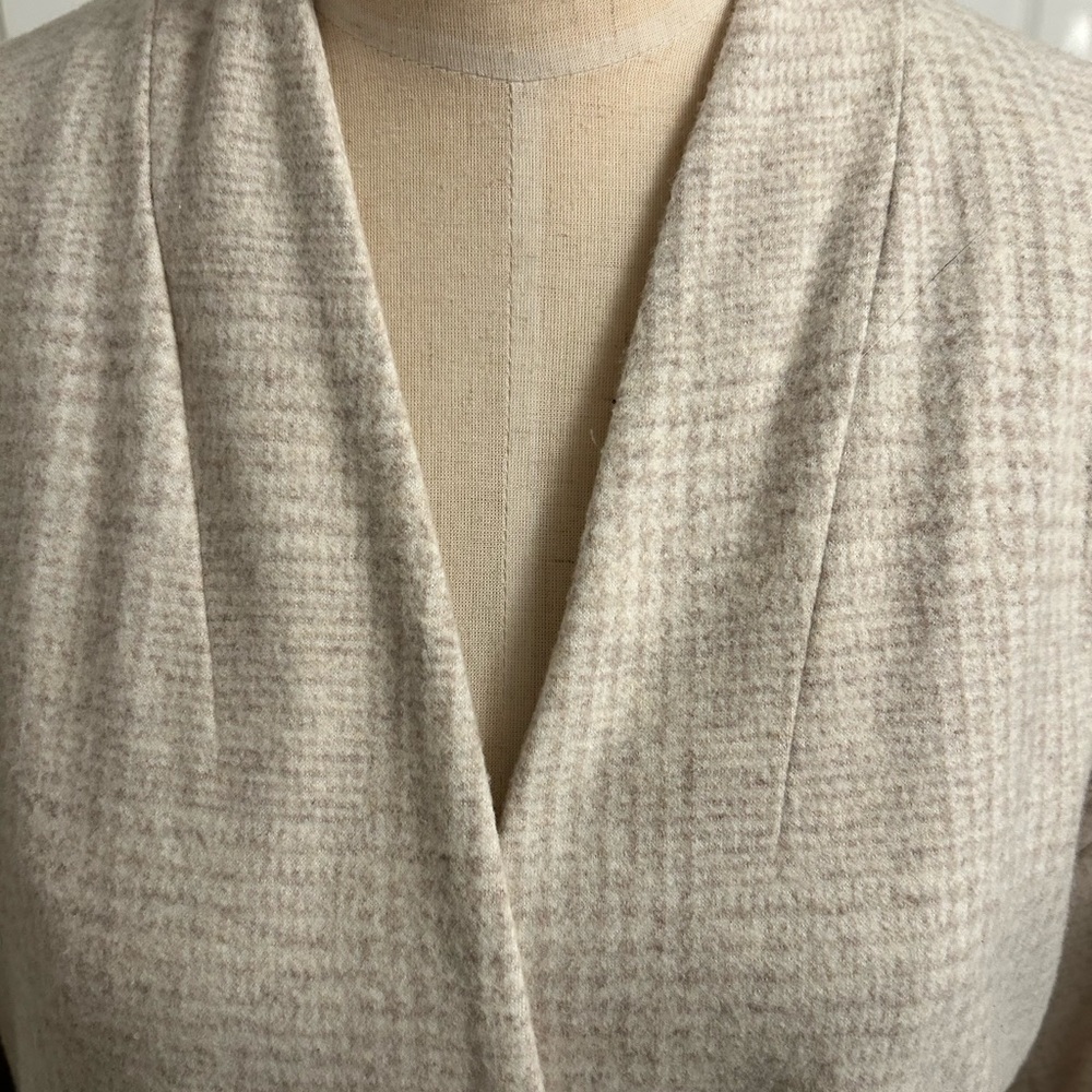 Zara Light Cream Beige Over Coat - Picture 7 of 7